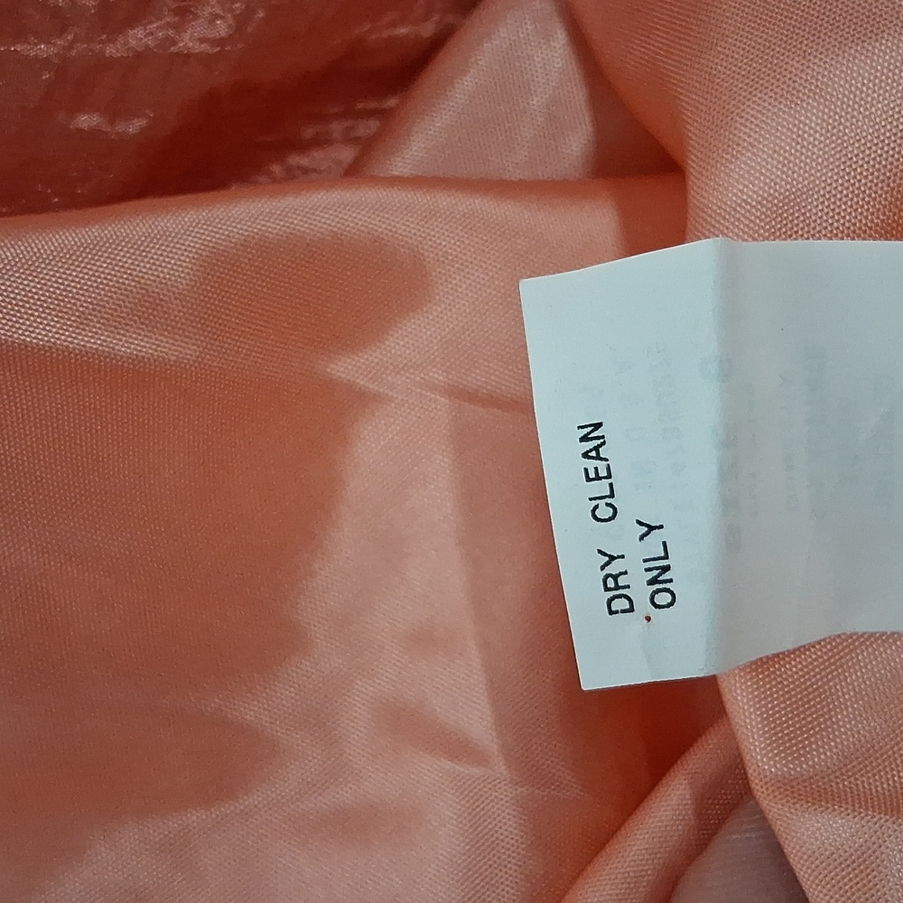 The J. Peterman Company Coral Pink Evening Dress Size 6 - Picture 10 of 10